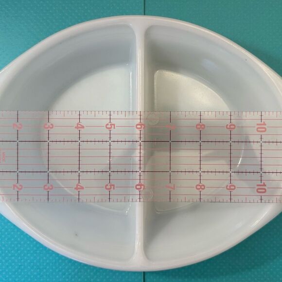 Glasbake Opal Divided Baking & Serving Dish - Picture 4 of 4